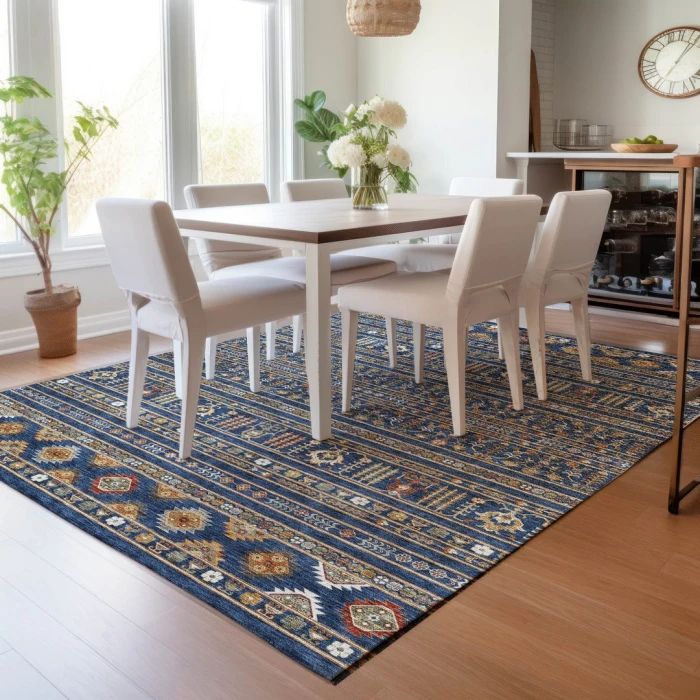 Addison Rugs Chantille Blue ACN2244 5ft. x 7ft.6in. Rect. Rug