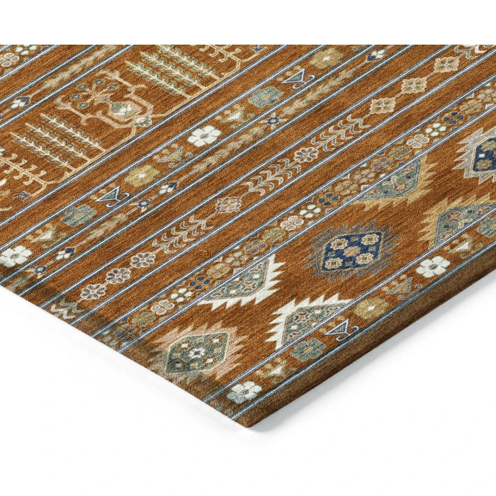 Addison Rugs Chantille Orange ACN2244 5ft. x 7ft.6in. Rect. Rug