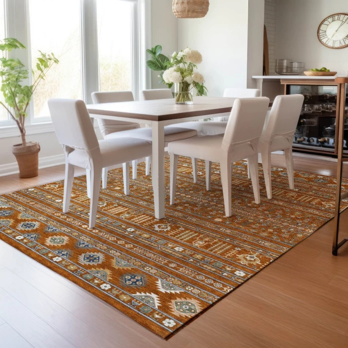 Addison Rugs Chantille Orange ACN2244 5ft. x 7ft.6in. Rect. Rug
