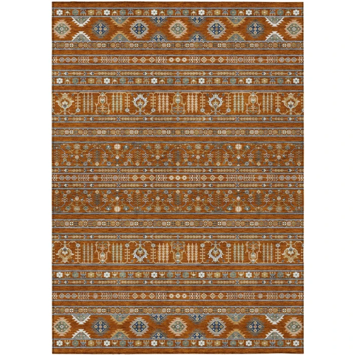 Addison Rugs Chantille Orange ACN2244 5ft. x 7ft.6in. Rect. Rug