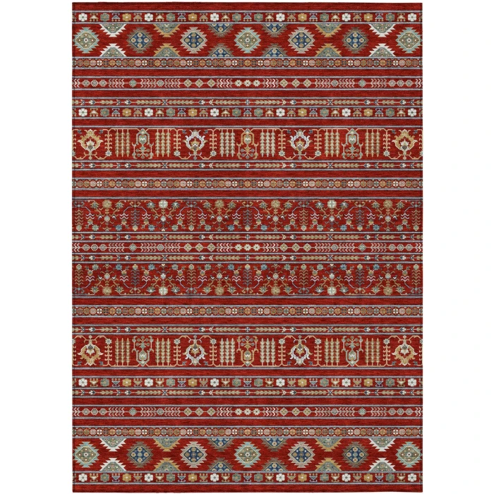 Addison Rugs Chantille Red ACN2244 5ft. x 7ft.6in. Rect. Rug