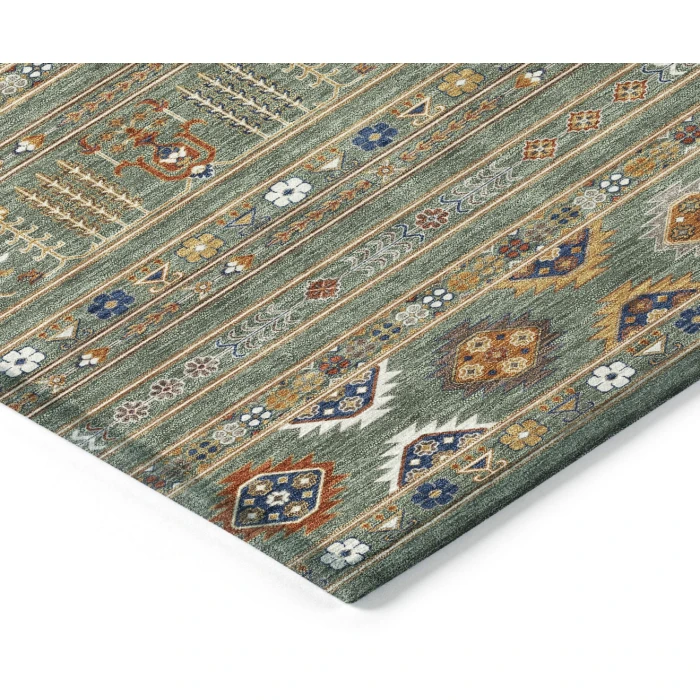Addison Rugs Chantille Green ACN2244 5ft. x 7ft.6in. Rect. Rug