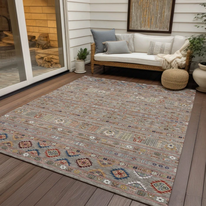 Addison Rugs Chantille Brown ACN2244 8ft. x 10ft. Rect. Rug