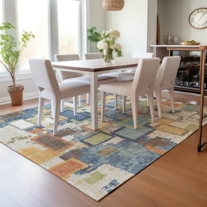Addison Rugs Chantille Blue ACN2246 5ft. x 7ft.6in. Rect. Rug