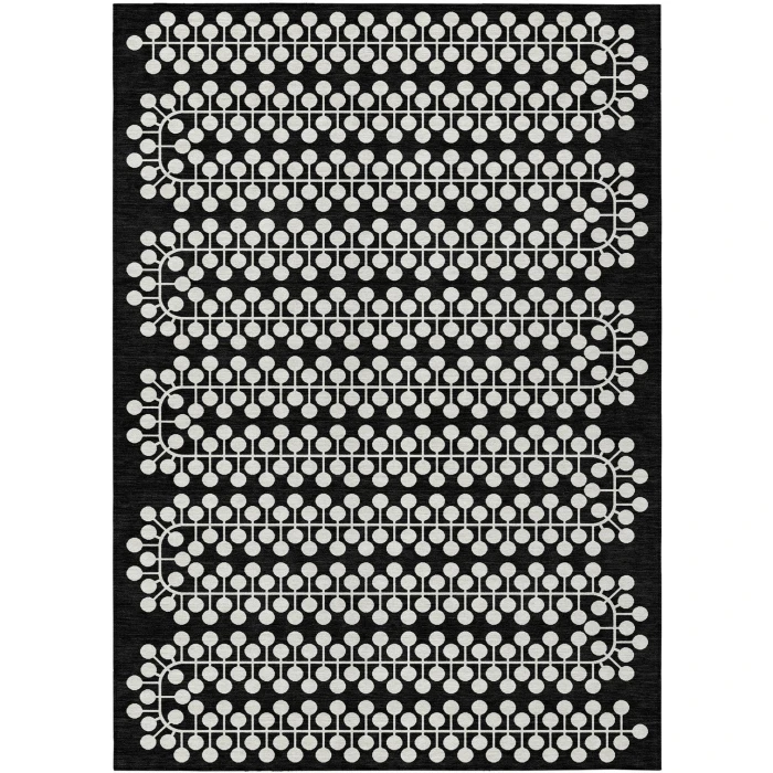 Addison Rugs Chantille Black ACN2247 9ft. x 12ft. Rect. Rug