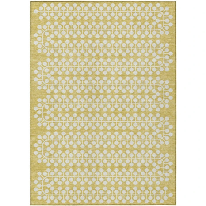 Addison Rugs Chantille Gold ACN2247 9ft. x 12ft. Rect. Rug