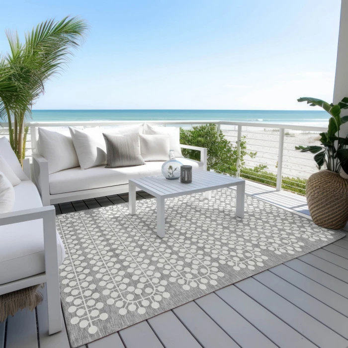 Addison Rugs Chantille Gray ACN2247 8ft. x 10ft. Rect. Rug