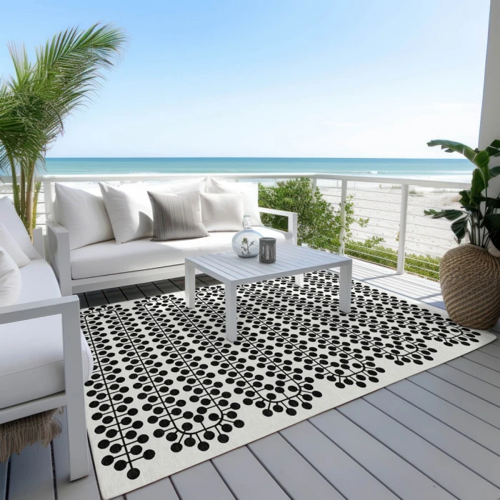 Addison Rugs Chantille Ivory ACN2247 5ft. x 7ft.6in. Rect. Rug