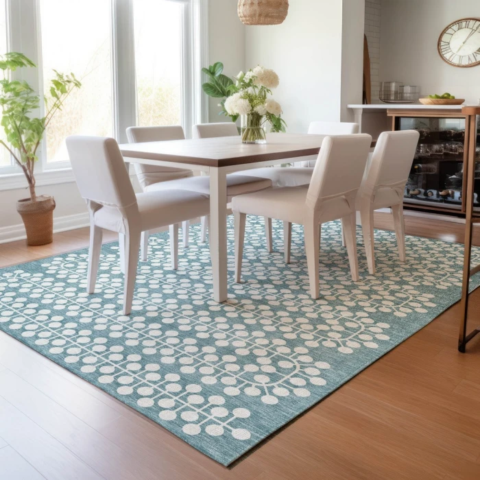 Addison Rugs Chantille Teal ACN2247 8ft. x 10ft. Rect. Rug