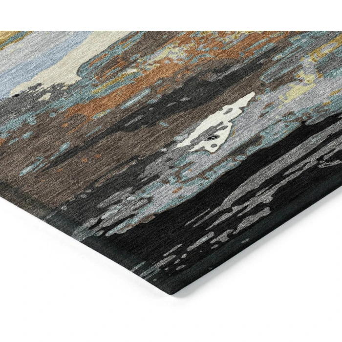 Addison Rugs Chantille Black ACN2249 9ft. x 12ft. Rect. Rug