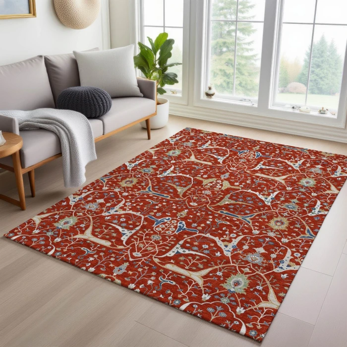 Addison Rugs Chantille Red ACN2250 8ft. x 10ft. Rect. Rug