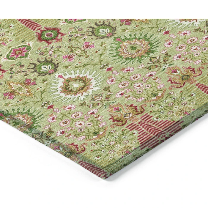 Addison Rugs Chantille Green ACN2251 9ft. x 12ft. Rect. Rug