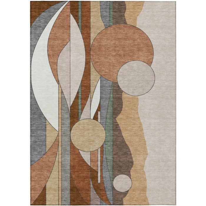 Addison Rugs Chantille Orange ACN2252 5ft. x 7ft.6in. Rect. Rug