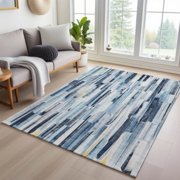 Addison Rugs Chantille Blue ACN2255 8ft. x 10ft. Rect. Rug