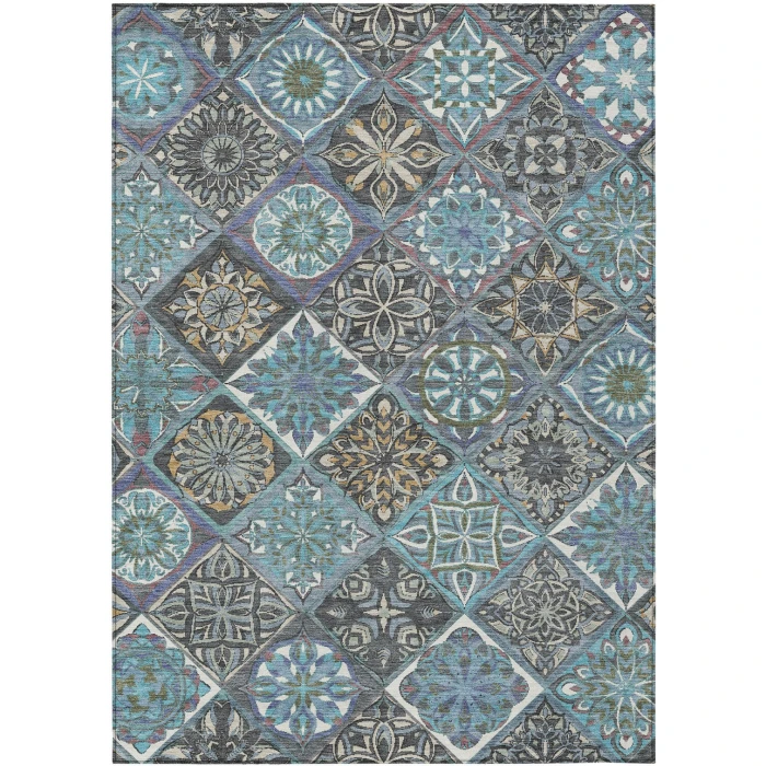 Addison Rugs Chantille Teal ACN2256 9ft. x 12ft. Rect. Rug