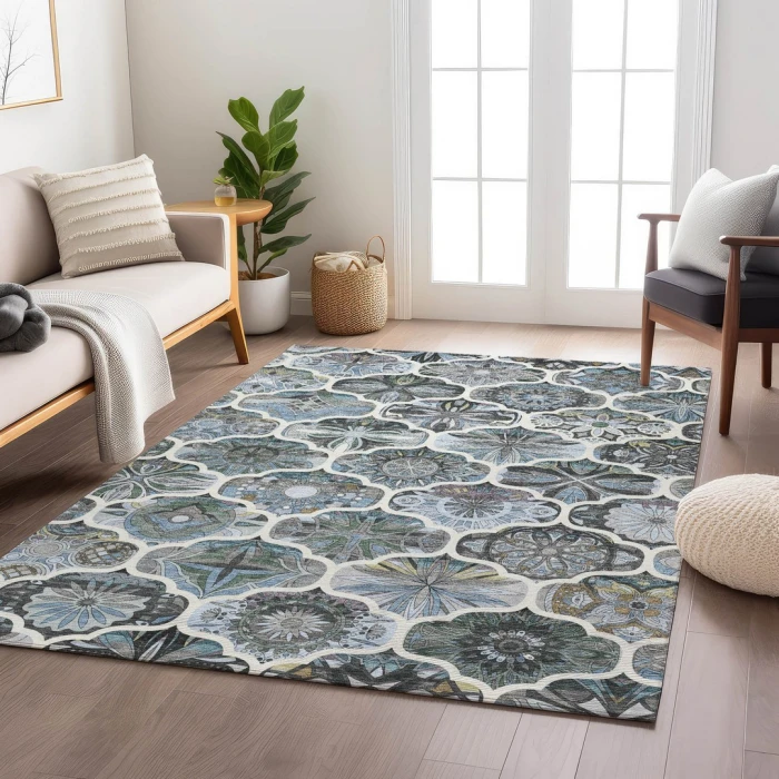 Addison Rugs Chantille Blue ACN2257 8ft. x 10ft. Rect. Rug
