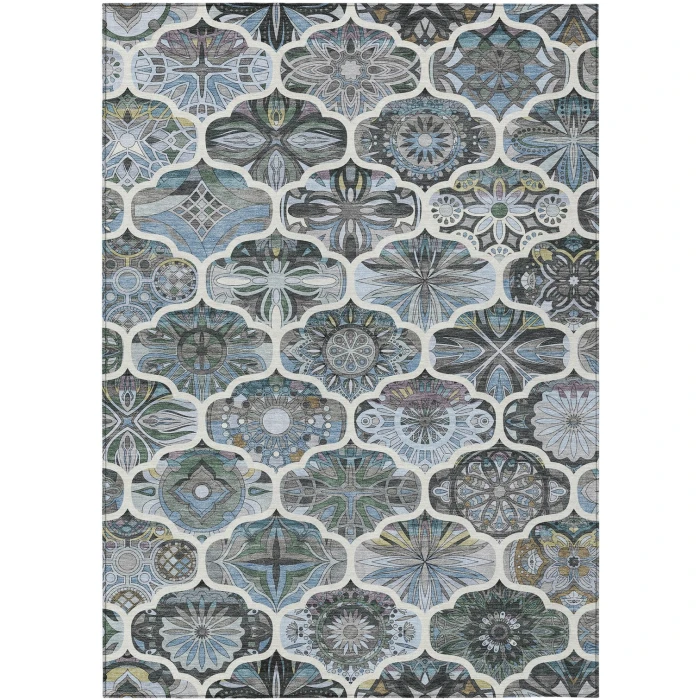 Addison Rugs Chantille Blue ACN2257 8ft. x 10ft. Rect. Rug