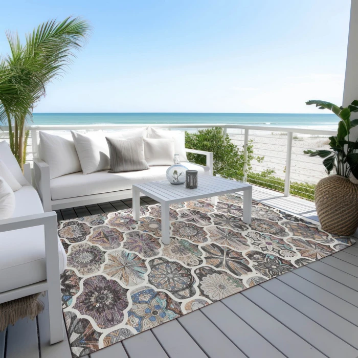 Addison Rugs Chantille Gray ACN2257 8ft. x 10ft. Rect. Rug