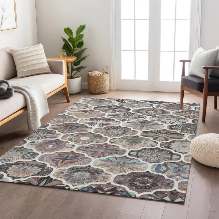 Addison Rugs Chantille Gray ACN2257 8ft. x 10ft. Rect. Rug