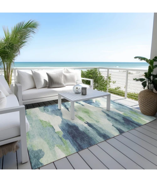 Addison Rugs Chantille Blue ACN2259 9ft. x 12ft. Rect. Rug