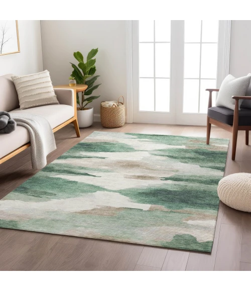 Addison Rugs Chantille Green ACN2259 9ft. x 12ft. Rect. Rug