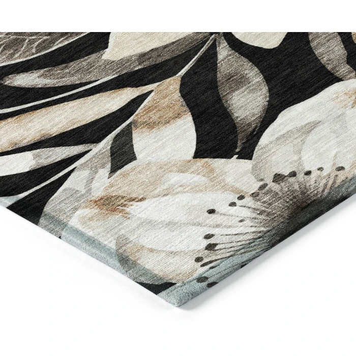 Addison Rugs Chantille Black ACN2260 9ft. x 12ft. Rect. Rug