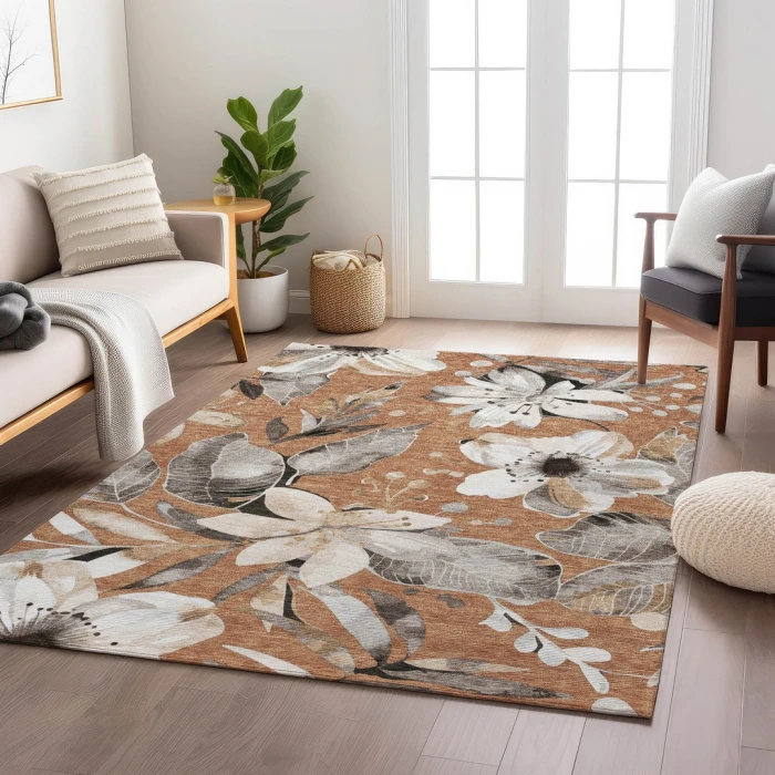 Addison Rugs Chantille Orange ACN2260 8ft. x 10ft. Rect. Rug