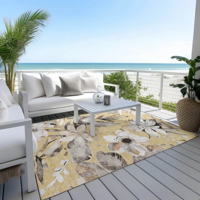Addison Rugs Chantille Gold ACN2260 8ft. x 10ft. Rect. Rug