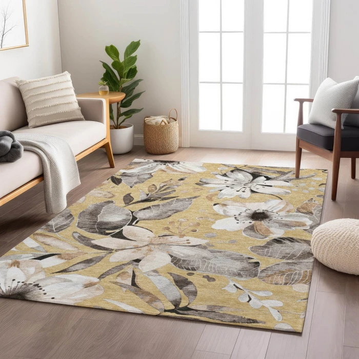 Addison Rugs Chantille Gold ACN2260 8ft. x 10ft. Rect. Rug
