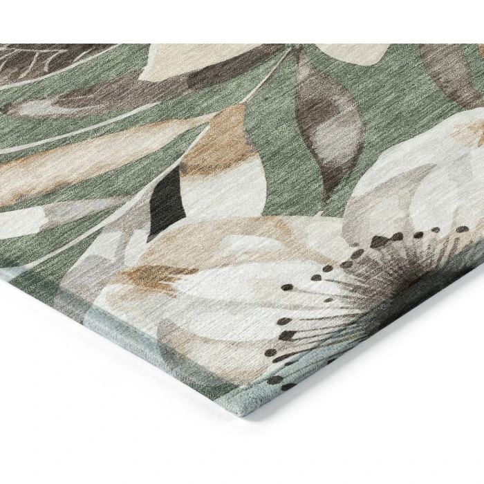 Addison Rugs Chantille Green ACN2260 9ft. x 12ft. Rect. Rug
