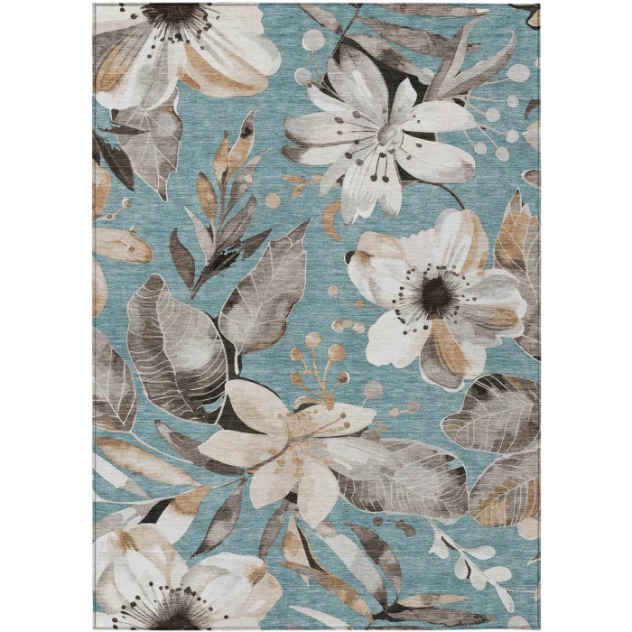 Addison Rugs Chantille Teal ACN2260 8ft. x 10ft. Rect. Rug