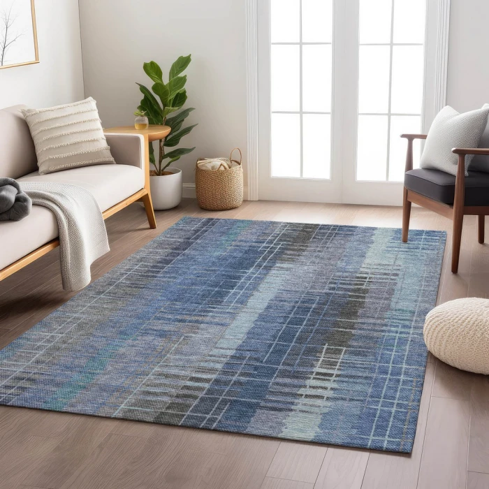 Addison Rugs Chantille Blue ACN2261 8ft. x 10ft. Rect. Rug