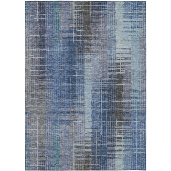 Addison Rugs Chantille Blue ACN2261 8ft. x 10ft. Rect. Rug