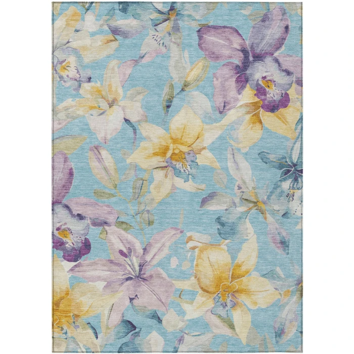 Addison Rugs Chantille Teal ACN2262 8ft. x 10ft. Rect. Rug