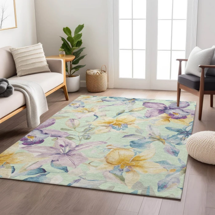 Addison Rugs Chantille Green ACN2262 8ft. x 10ft. Rect. Rug