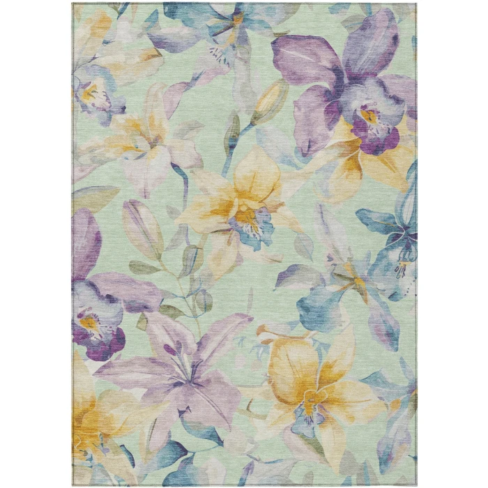 Addison Rugs Chantille Green ACN2262 8ft. x 10ft. Rect. Rug