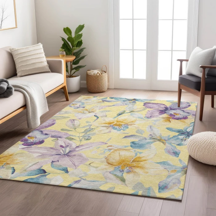 Addison Rugs Chantille Gold ACN2262 8ft. x 10ft. Rect. Rug