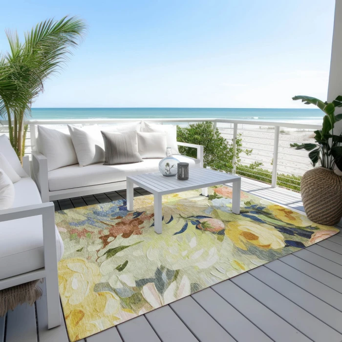 Addison Rugs Chantille Green ACN2264 5ft. x 7ft.6in. Rect. Rug