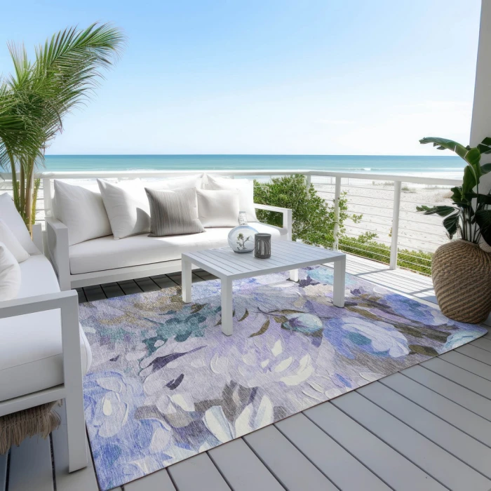 Addison Rugs Chantille Purple ACN2264 5ft. x 7ft.6in. Rect. Rug