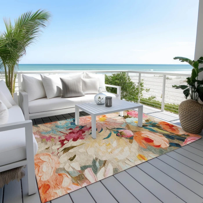 Addison Rugs Chantille Ivory ACN2264 5ft. x 7ft.6in. Rect. Rug