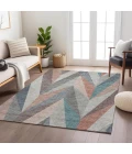 Addison Rugs Chantille Orange ACN2265 5ft. x 7ft.6in. Rect. Rug