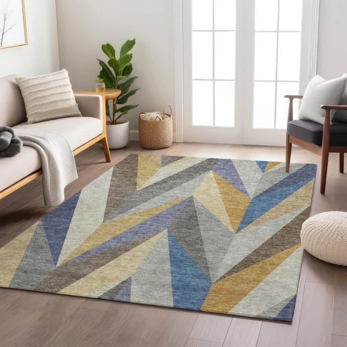 Addison Rugs Chantille Gold ACN2265 5ft. x 7ft.6in. Rect. Rug