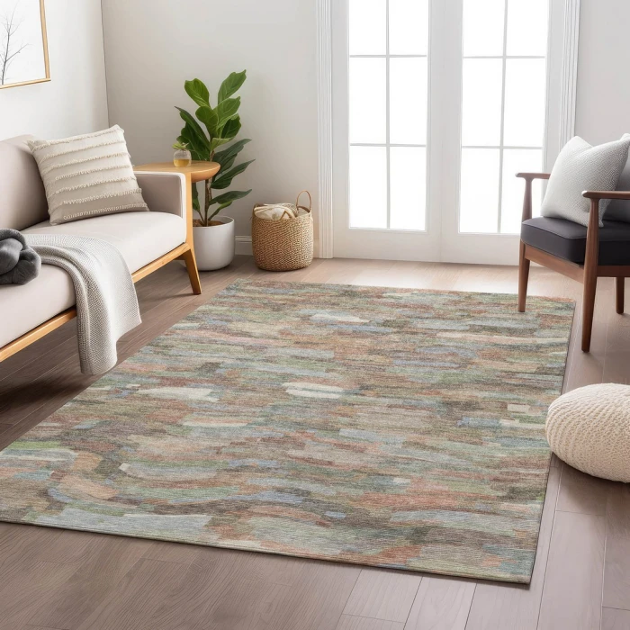 Addison Rugs Chantille Orange ACN2266 8ft. x 10ft. Rect. Rug