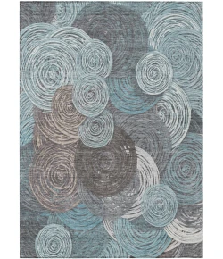 Addison Rugs Chantille Teal ACN2267 8ft. x 10ft. Rect. Rug