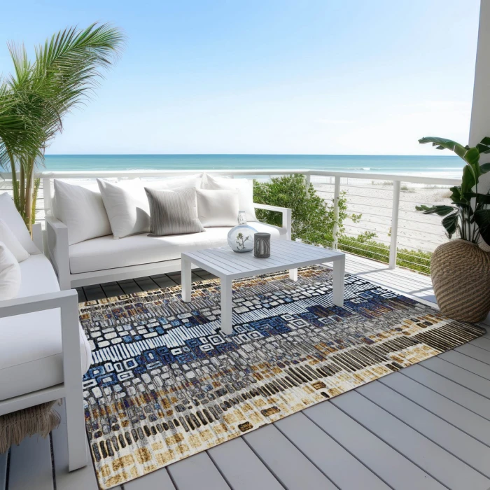 Addison Rugs Chantille Gray ACN2268 9ft. x 12ft. Rect. Rug