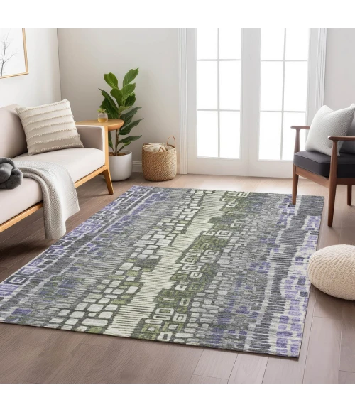 Addison Rugs Chantille Purple ACN2268 9ft. x 12ft. Rect. Rug