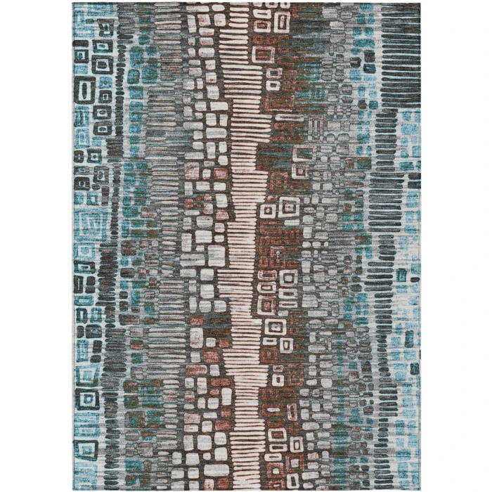 Addison Rugs Chantille Teal ACN2268 9ft. x 12ft. Rect. Rug