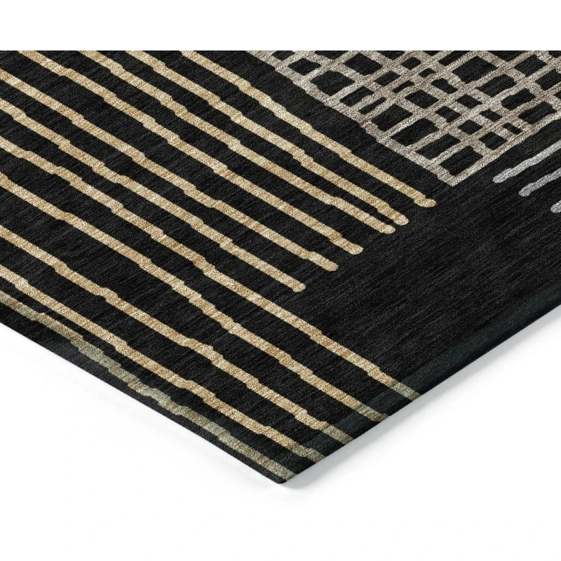 Addison Rugs Chantille Black ACN2270 5ft. x 7ft.6in. Rect. Rug