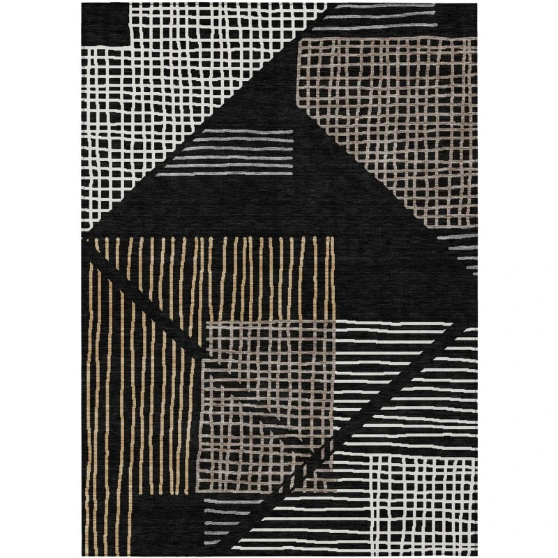 Addison Rugs Chantille Black ACN2270 5ft. x 7ft.6in. Rect. Rug