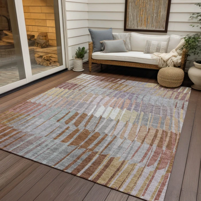 Addison Rugs Chantille Orange ACN2271 8ft. x 10ft. Rect. Rug
